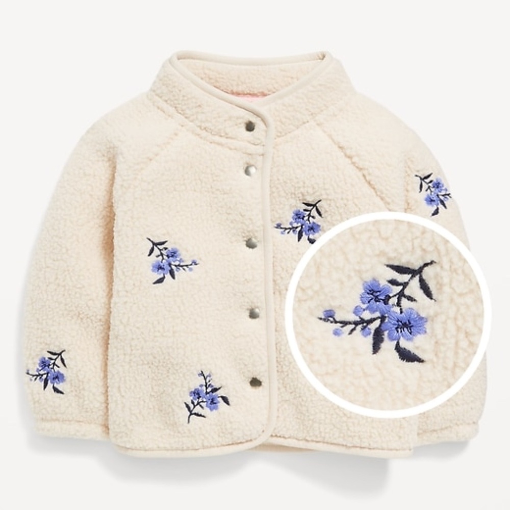 Old Navy 12-18m girls fleece jacket